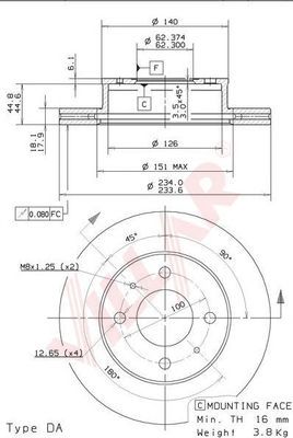 Disc frana