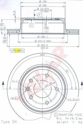 Disc frana