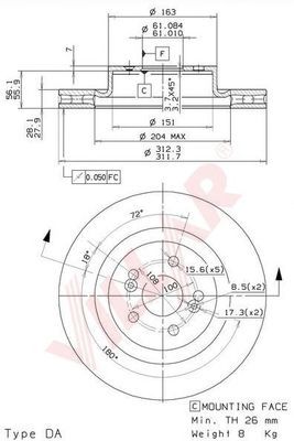 Disc frana