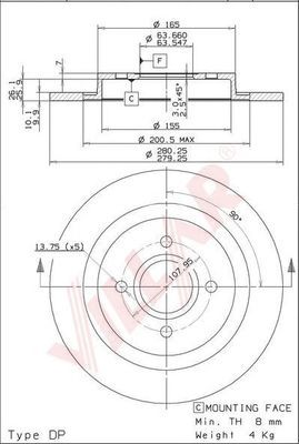 Disc frana