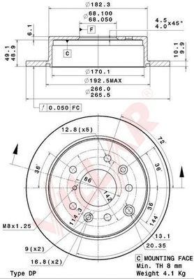 Disc frana