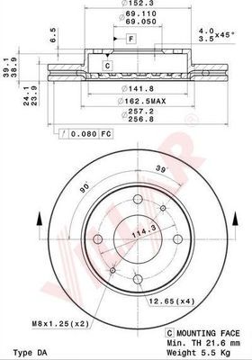 Disc frana