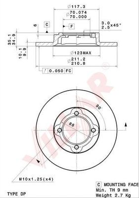 Disc frana