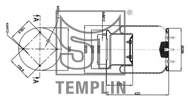 Burduf, suspensie pneumatica