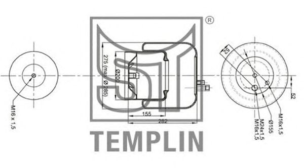 Burduf, suspensie pneumatica