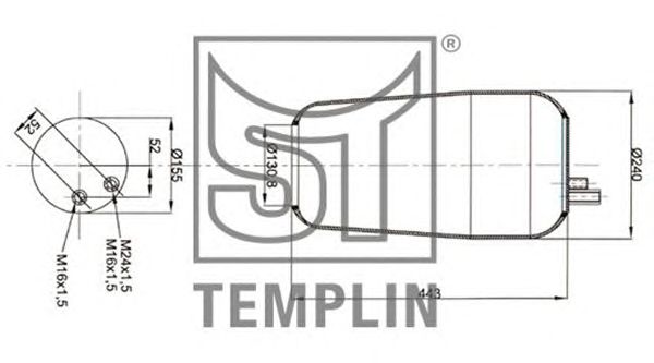 Burduf, suspensie pneumatica