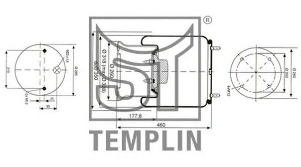 Burduf, suspensie pneumatica