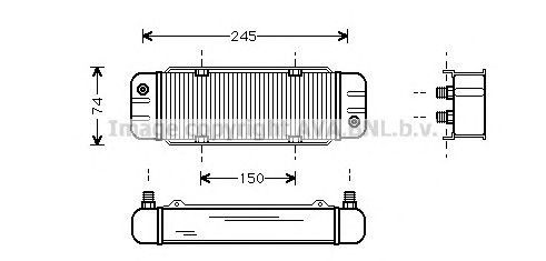 Radiator ulei, ulei motor