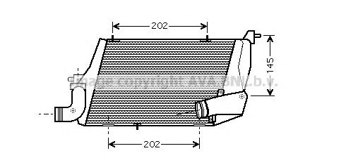 Intercooler, compresor