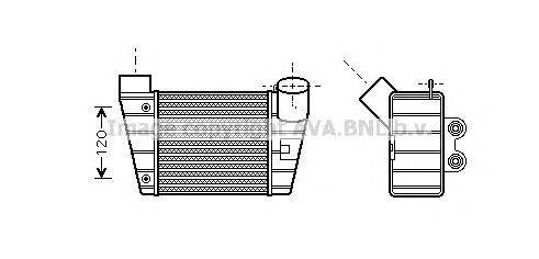 Intercooler, compresor