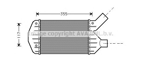 Intercooler, compresor