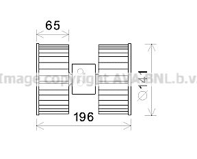 Electromotor, ventilatie interioara