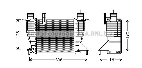 Intercooler, compresor