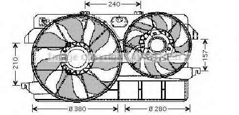 Ventilator, radiator