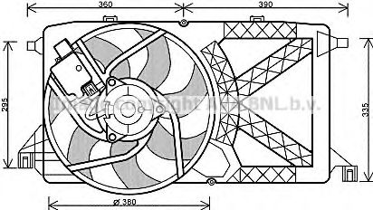 Ventilator, radiator