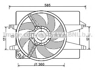 Ventilator, radiator