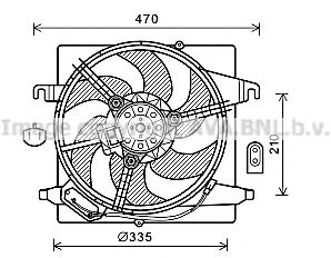 Ventilator, radiator