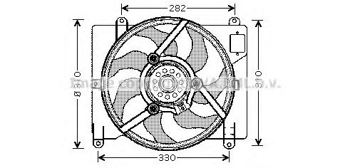 Ventilator, radiator