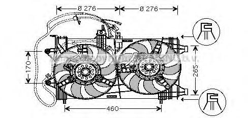 Ventilator, radiator