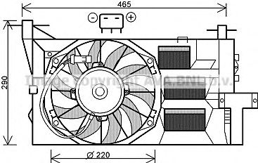 Ventilator, radiator