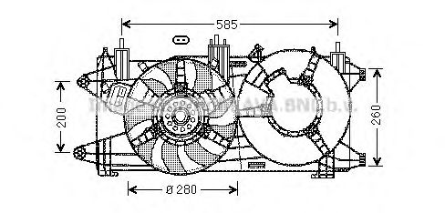 Ventilator, radiator