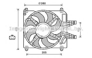 Ventilator, radiator