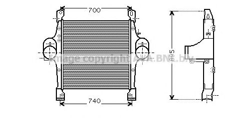 Intercooler, compresor