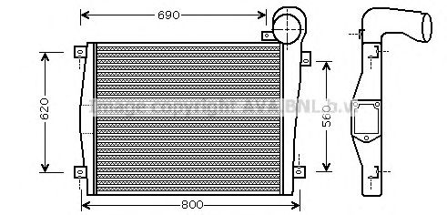 Intercooler, compresor