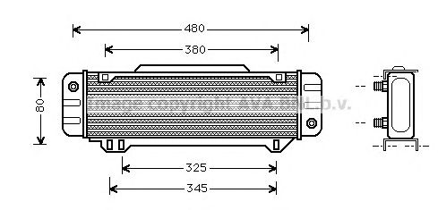 Radiator ulei, ulei motor