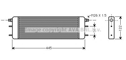 Radiator ulei, ulei motor