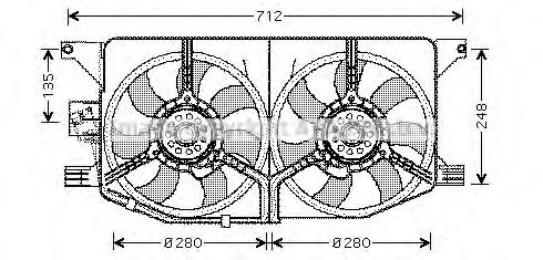 Ventilator, radiator