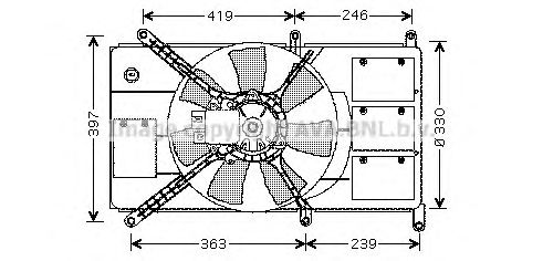 Ventilator, radiator