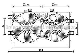 Ventilator, radiator