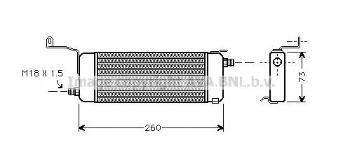 Radiator ulei, ulei motor