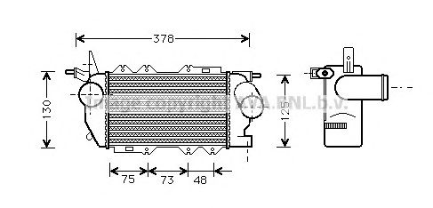 Intercooler, compresor