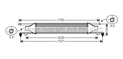 Intercooler, compresor