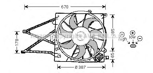 Ventilator, radiator