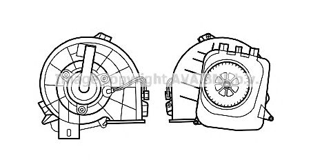 Electromotor, ventilatie interioara