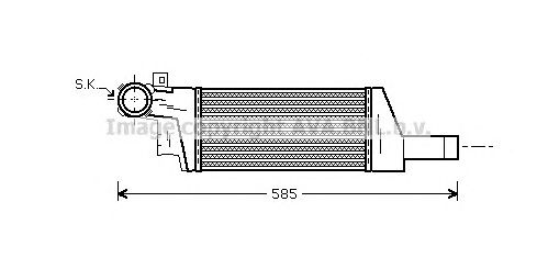 Intercooler, compresor