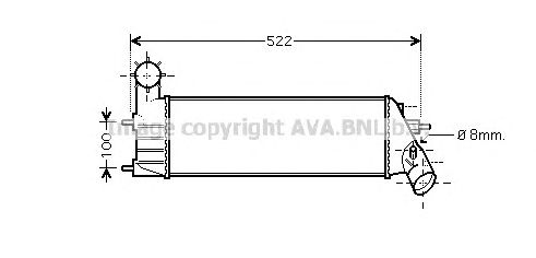 Intercooler, compresor