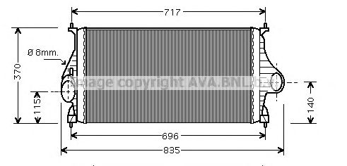 Intercooler, compresor