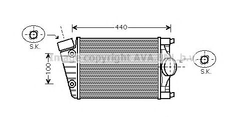 Intercooler, compresor