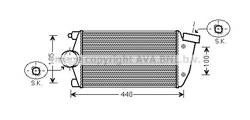 Intercooler, compresor