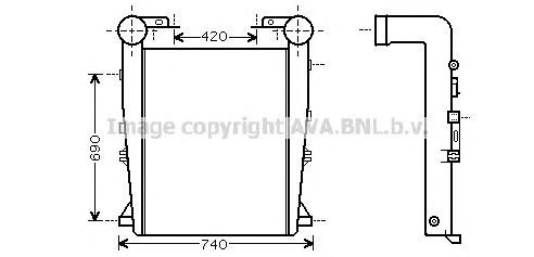 Intercooler, compresor