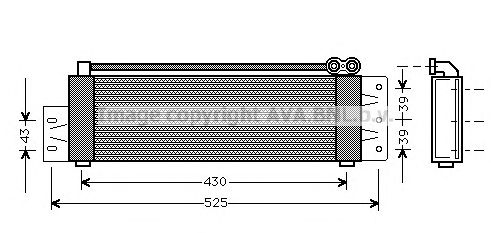 Radiator ulei, ulei motor