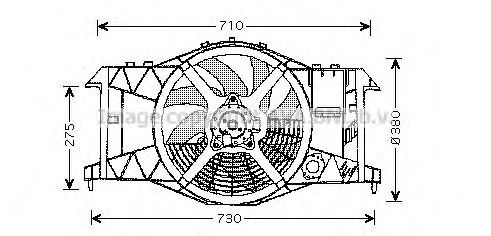 Ventilator, radiator