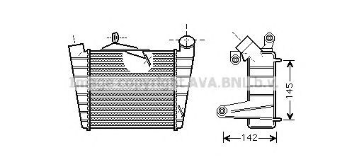 Intercooler, compresor