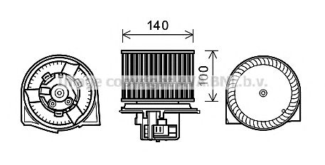 Electromotor, ventilatie interioara