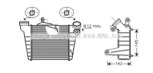 Intercooler, compresor