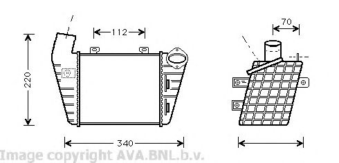 Intercooler, compresor